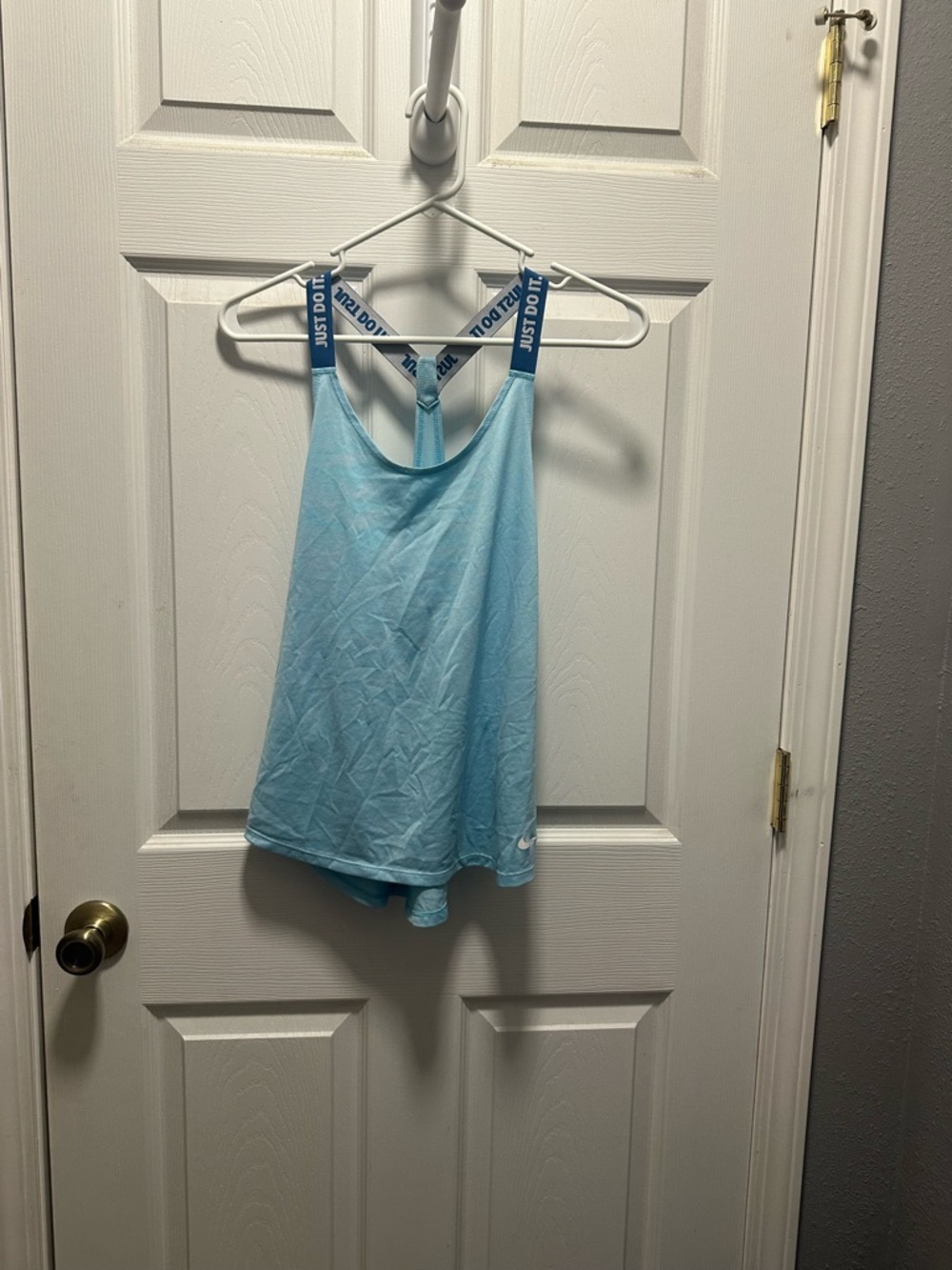Nike Women’s Sky Blue Racerback Workout Tank